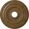 Ekena Millwork Oldham Ceiling Medallion (Fits Canopies up to 8 5/8"), 18"OD x 3 3/8"ID x 7/8"P, Rubbed Bronze CM18OL1RZS - alternate 1